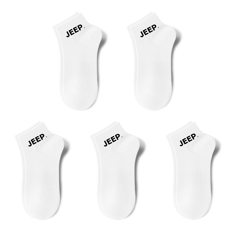 

Носки женские 5 пар Jeep, белый+белый+белый+белый+белый[5 pack]