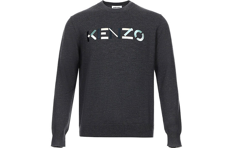 

Мужской свитер с логотипом Letter, темно-серый Kenzo, темно-серый