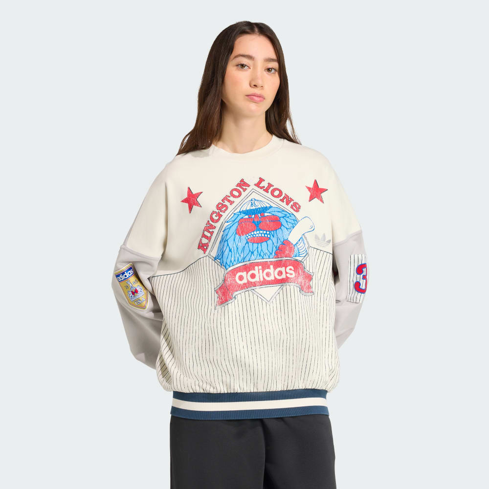

Толстовка Adidas Archive Baseball Sweatshirt, цвет Grey Two/Cloud White