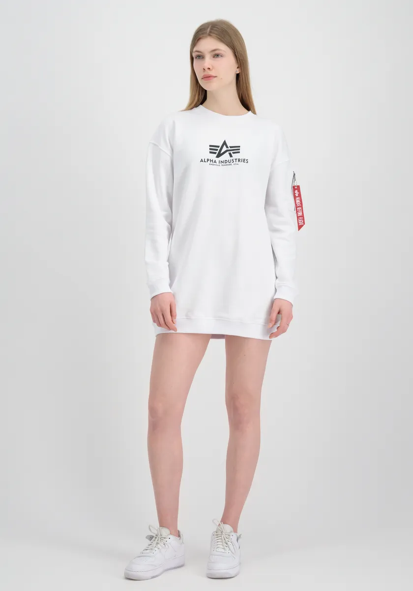 

Свитер Alpha Industries " Alpha Industries Женщины - Толстовки Базовый длинный свитер OS Wmn", белый