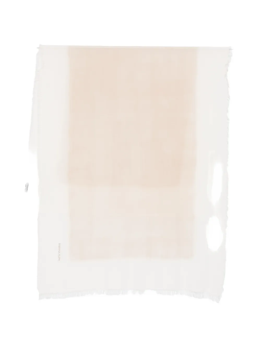 

Шарф с бахромой Fabiana Filippi, бежевый