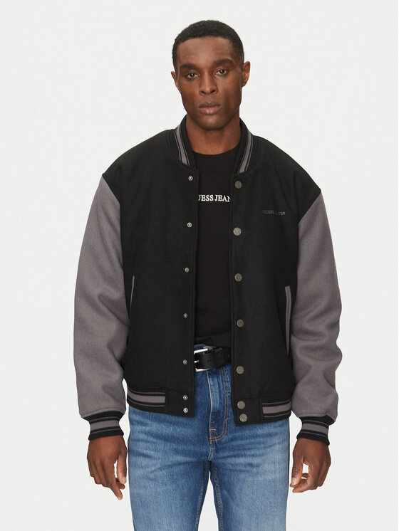 

Куртка-Бомбер стандартный крой M5RL32 WHAC2 Guess Jeans, черный