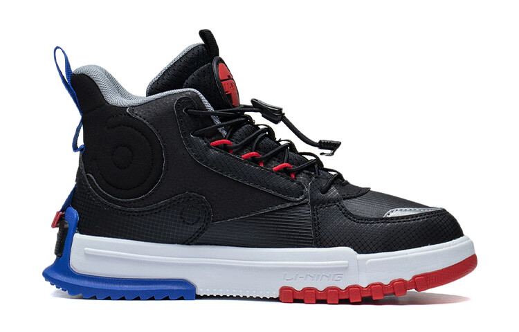 Кроссовки LINING YOUNG Kids Lifestyle Shoes GS High-top Black — фото 2