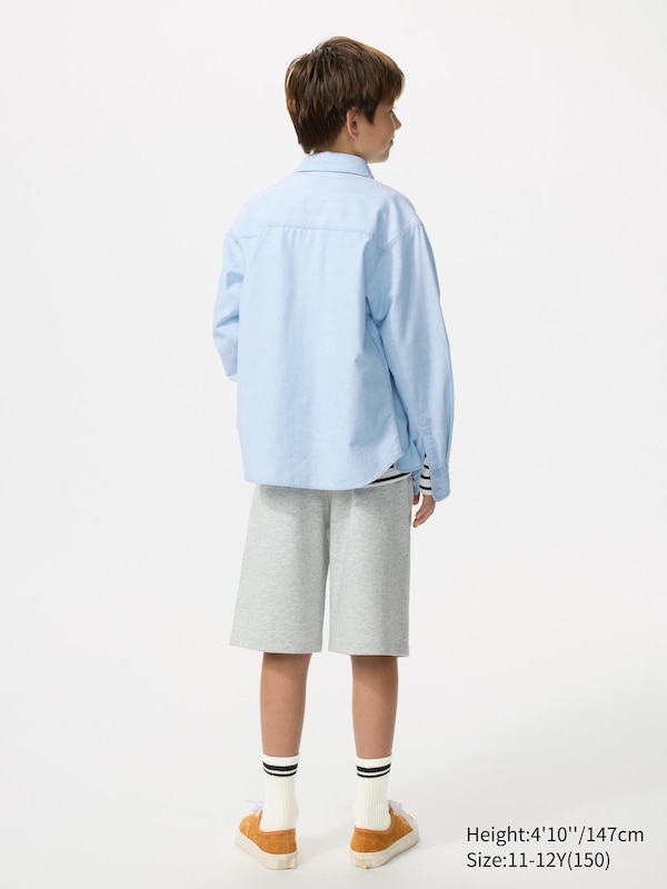 Хлопковые шорты AIRism Uniqlo, 65 blue — фото 3