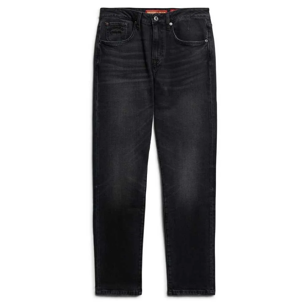 

Джинсы Superdry Vintage Slim Straight Fit, черный