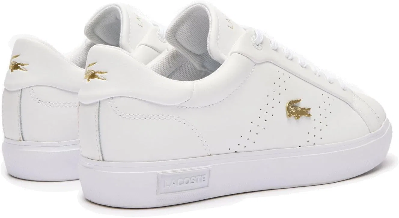 Женские кроссовки Lacoste Powercourt 2.0, Wht Gld 216 — фото 3