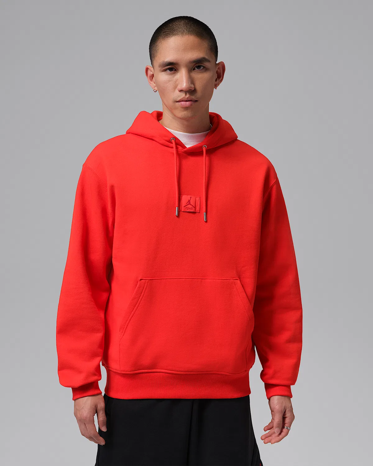 Мужская худи-оверсайз Jordan Flight Fleece, Chile Red/Gym Red