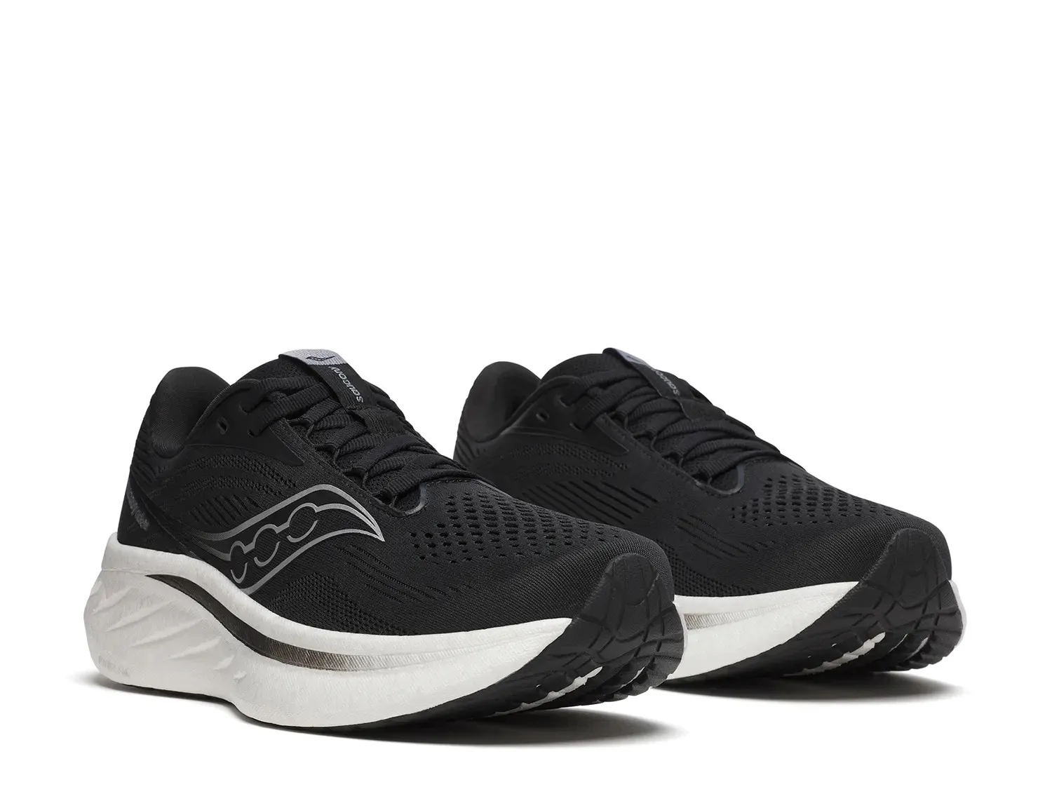 Кроссовки Saucony Ride 17 для бега — женские, черные — фото 2