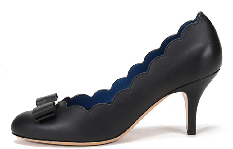 Туфли Ferragamo на высоком каблуке, черный