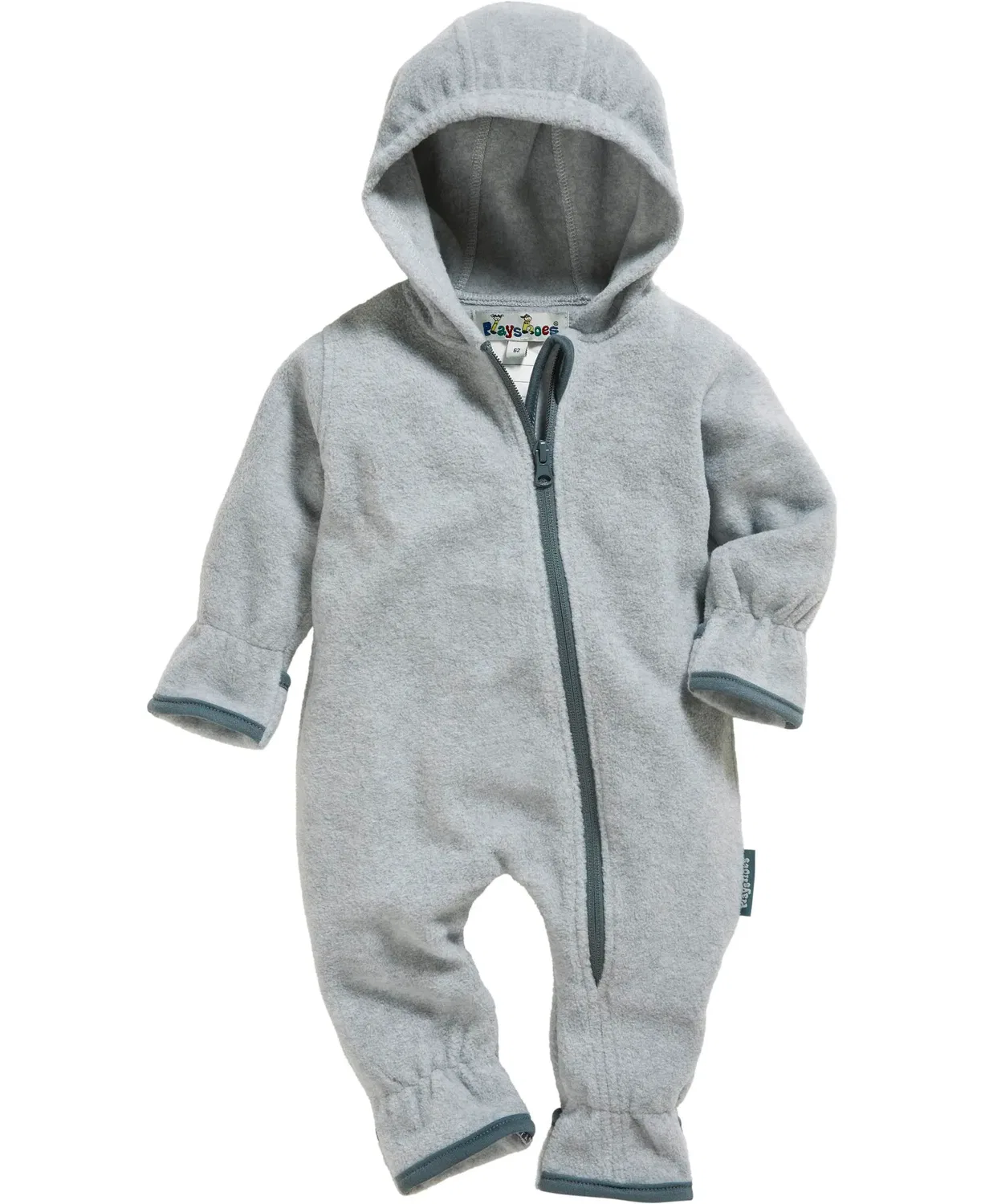 Комбинезон флисовый Playshoes, серый меланж
