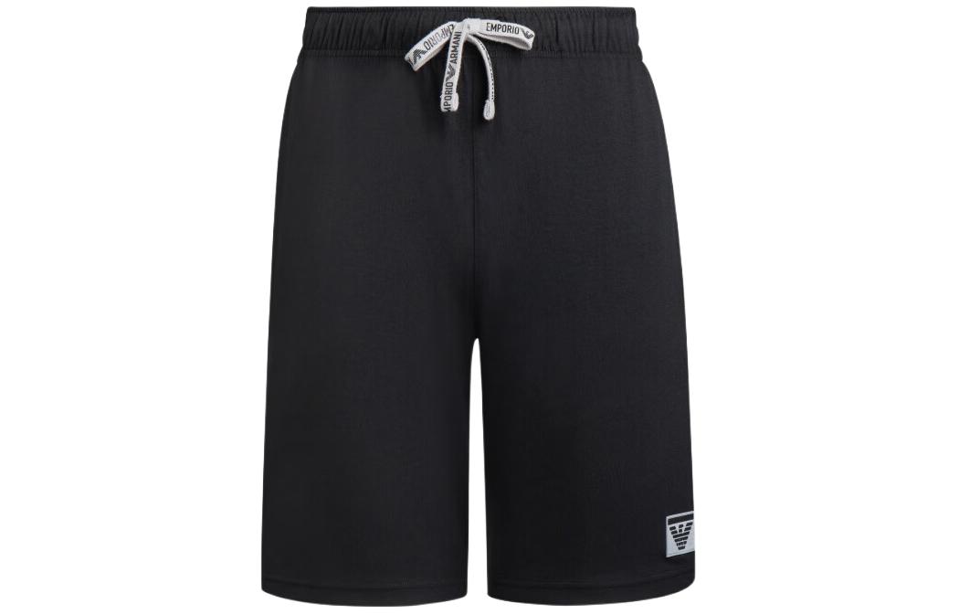 

Футболка SS24 Повседневные шорты мужские черные EMPORIO ARMANI