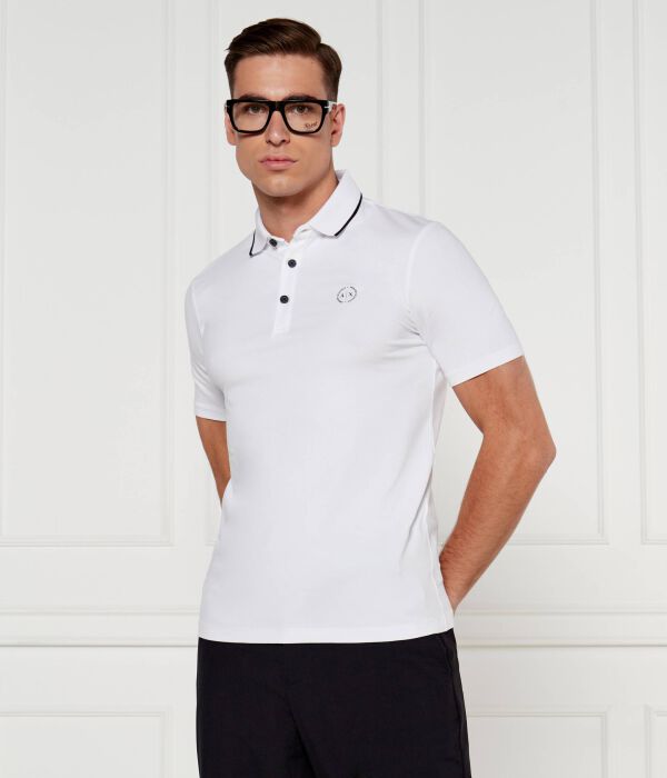 

Рубашка поло Slim fit Armani Exchange, белый