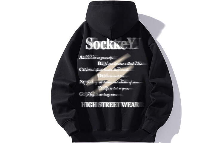 

SOCKKEY Толстовка унисекс, Черный
