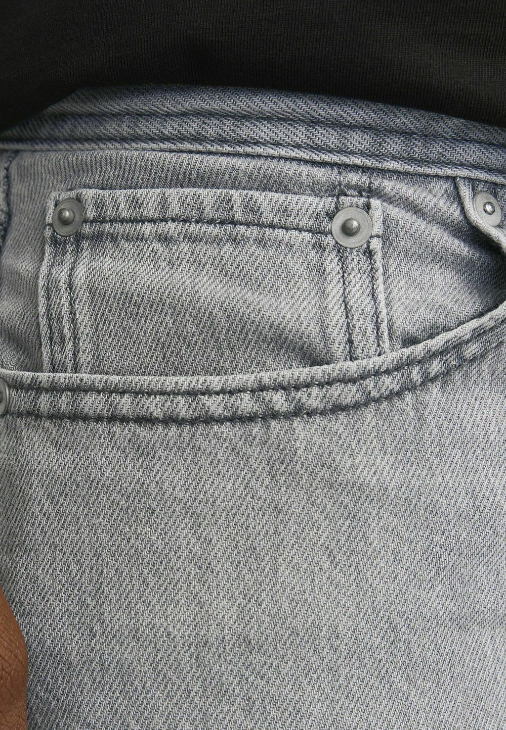 

Джинсы прямого кроя JJIEDDIE JJORIGINAL Jack & Jones, серый