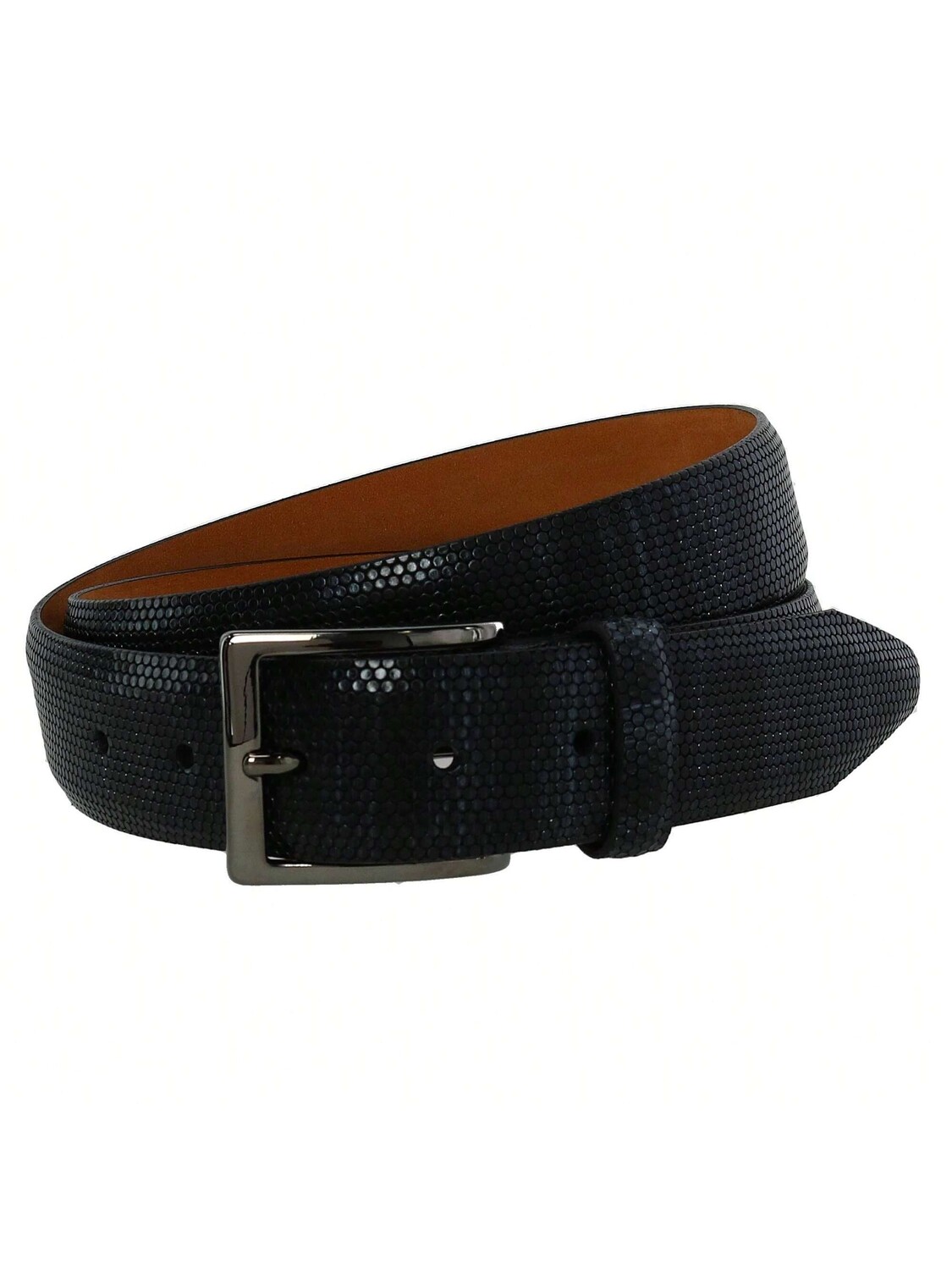

Ремень мужской Crookhorn Davis The Ascot из итальянской кожи, черный