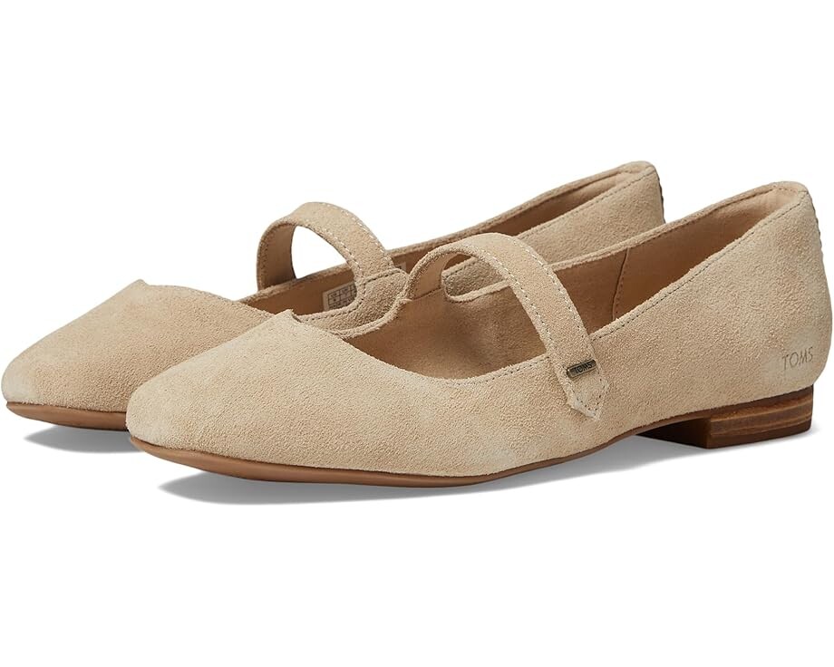 

Туфли на плоской подошве TOMS Bianca, цвет Oatmeal Suede