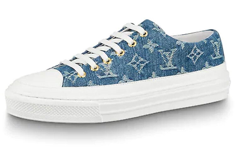 

Кроссовки LOUIS VUITTON Lv Stellar Low Top Denim Blue Women's