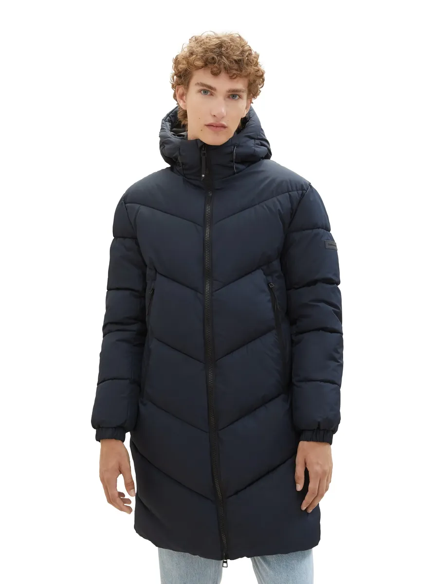 

Джинсовое стеганое пальто TOM TAILOR Tom Tailor Denim, синий