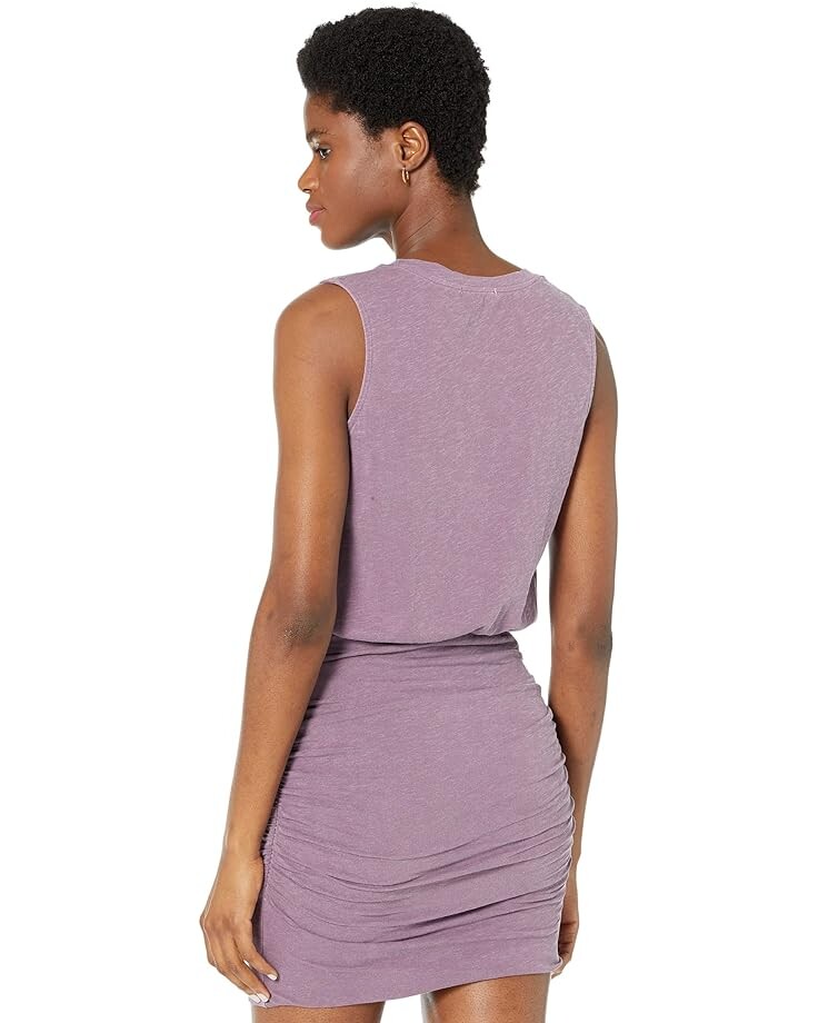 

Платье SUNDRY Pleated Shoulder Dress in Cotton Spandex, цвет Pigment Eggplant
