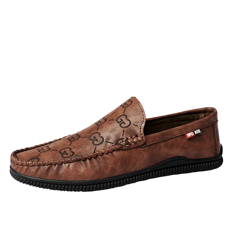 

KUPE Мужские повседневные туфли мужские низкие топы коричневые, цвет Brown