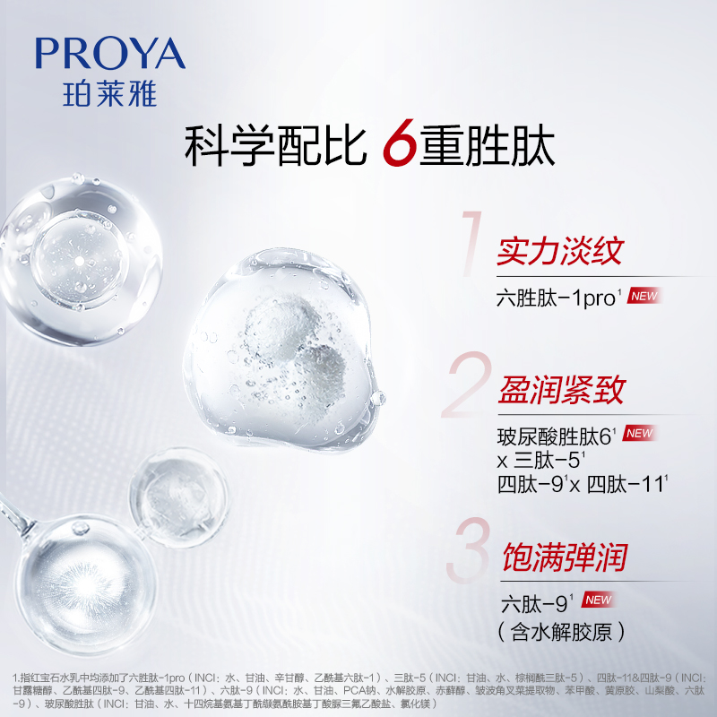 Набор подарочных коробок Ruby Hydrating Essence 3 0 увлажняющий увлажняющий восстанавливающий увлажняющий набор из трех предметов PROYA — фото 4