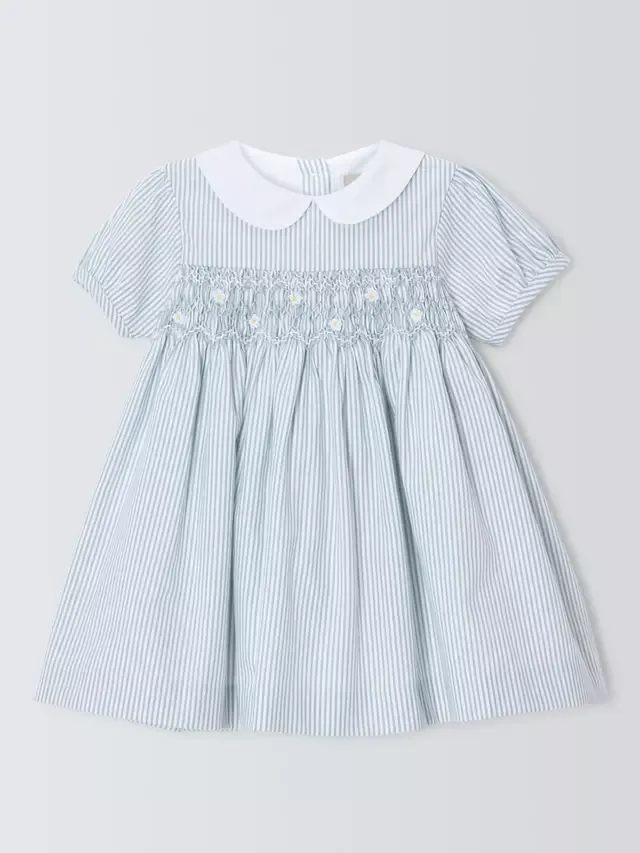 Детский полосатый комплект: платье и трусики-пачки, цвет эфир John Lewis Heirloom Collection