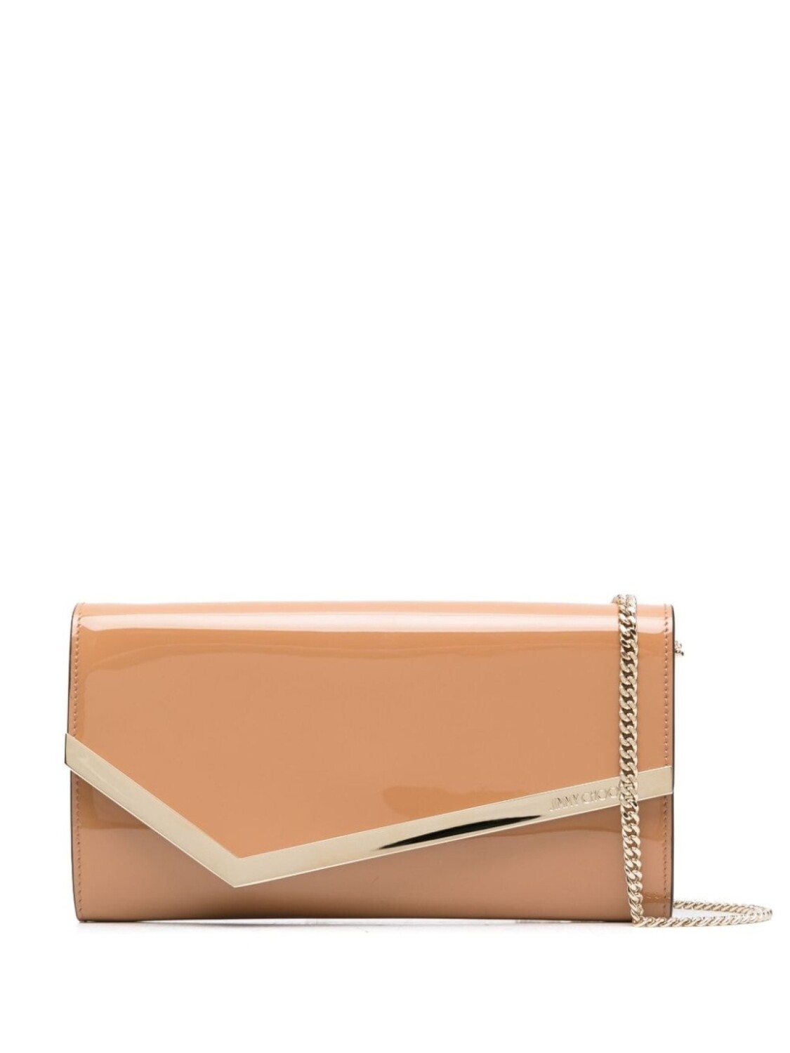 

Клатч-конверт Jimmy Choo Emmie, коричневый