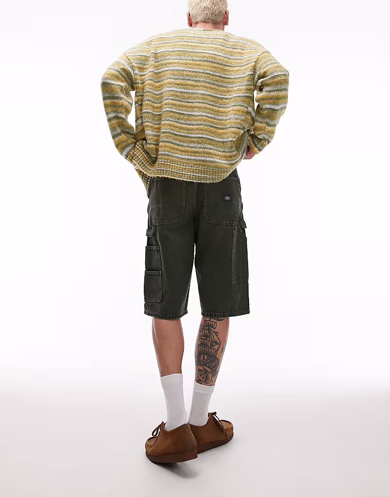 

Свободные джинсовые шорты Dickies цвета «желтый индиго»