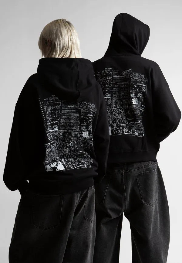 

Толстовка diary boxy на молнии, унисекс, с застежкой-молнией. Wasted Paris, Black, Черный, Толстовка diary boxy на молнии, унисекс, с застежкой-молнией. Wasted Paris, Black