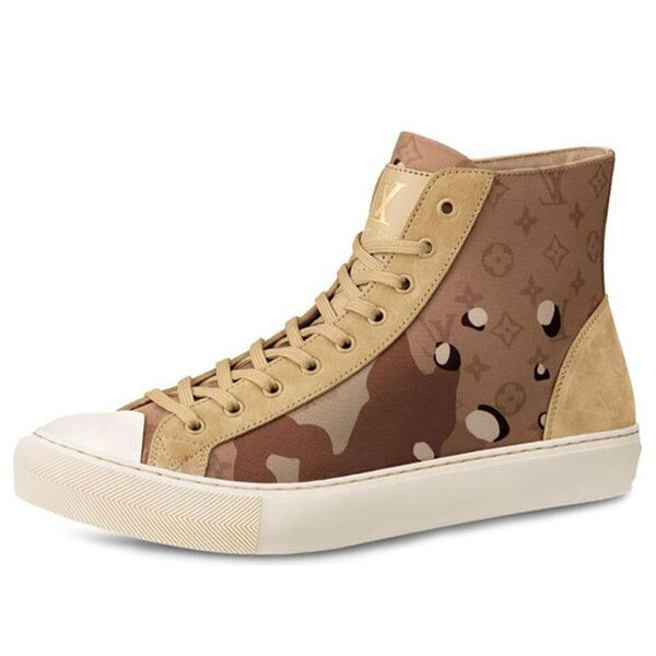 

Кроссовки tattoo monogram ankle sneakers 'brown camo monogram' Louis Vuitton, коричневый