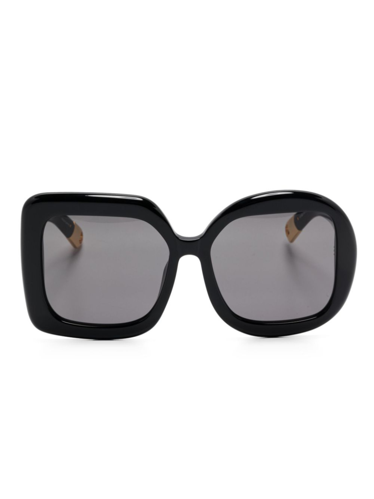 

Jacquemus солнцезащитные очки Carre Rond, черный