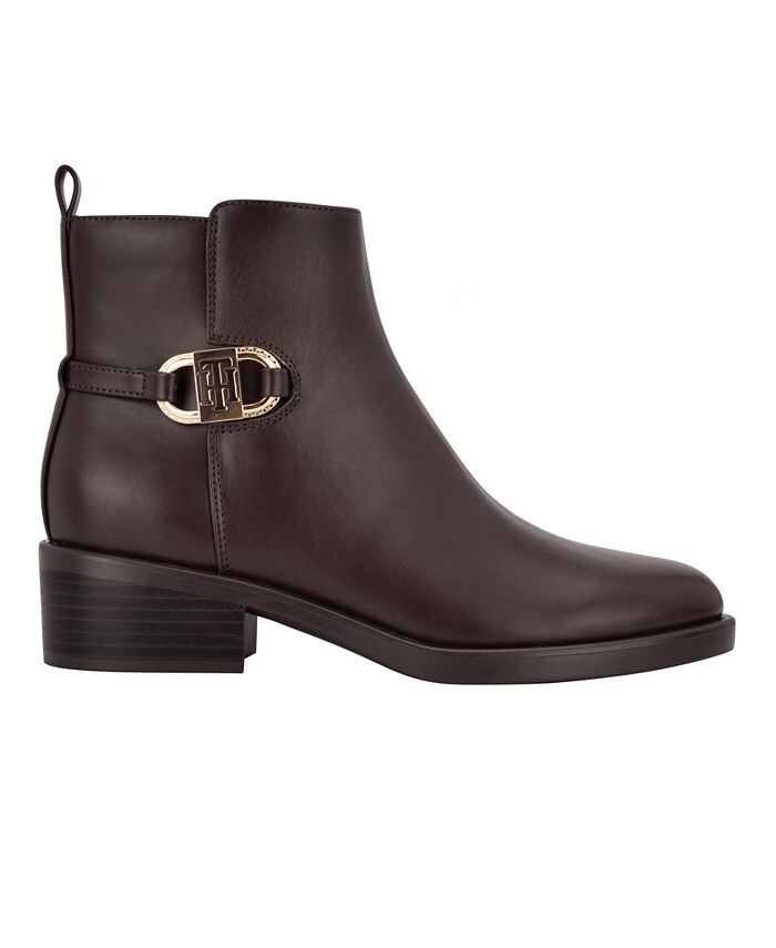 Женские ботильоны Imiera Tommy Hilfiger, цвет Dark Brown — фото 2