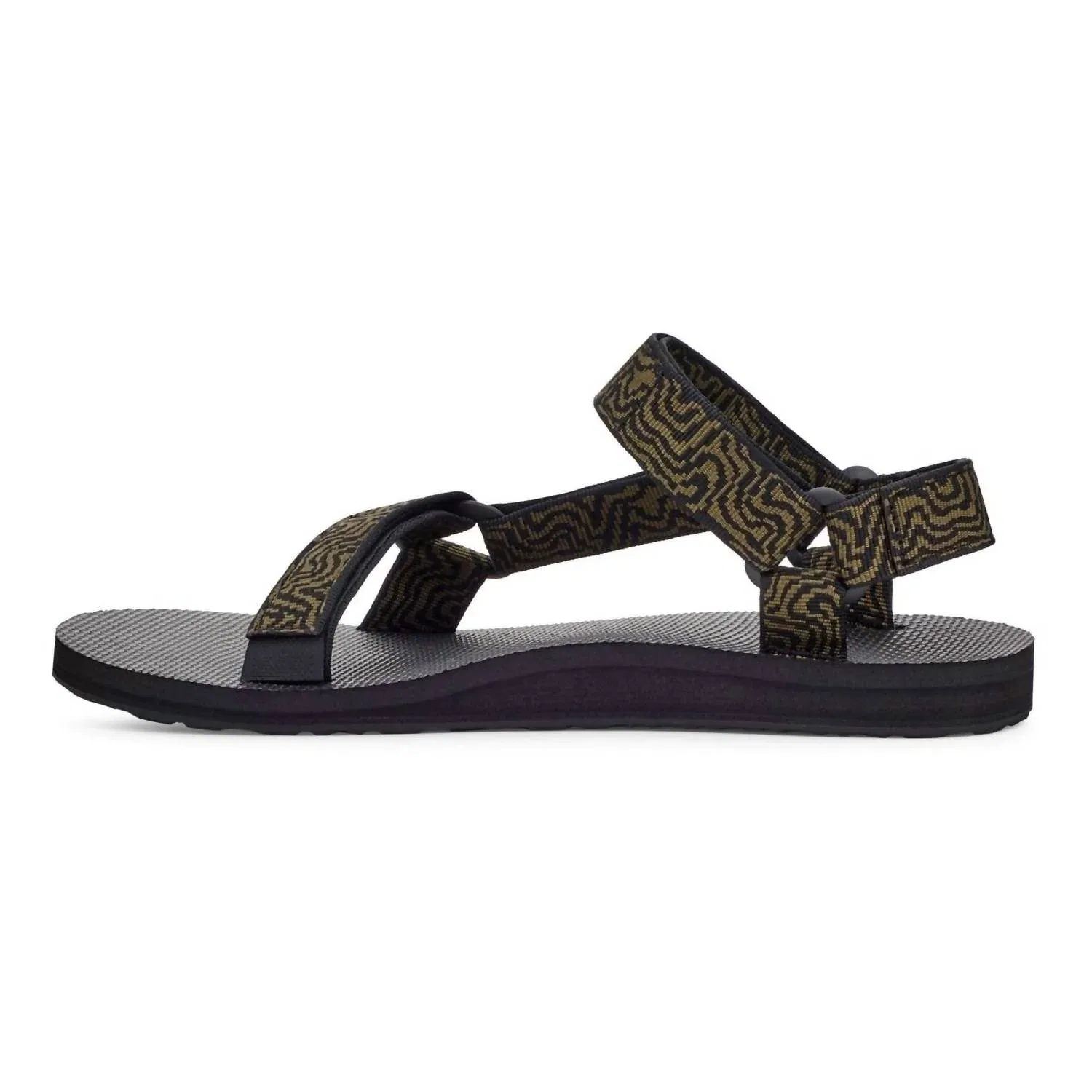 Teva Мужские сандалии Original Universal в расцветке Layered Rock Black/dark Olive — фото 2