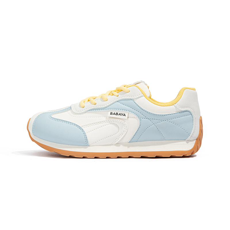 

Babaya Износостойкие дышащие низкие детские повседневные кроссовки White Blue для подростков