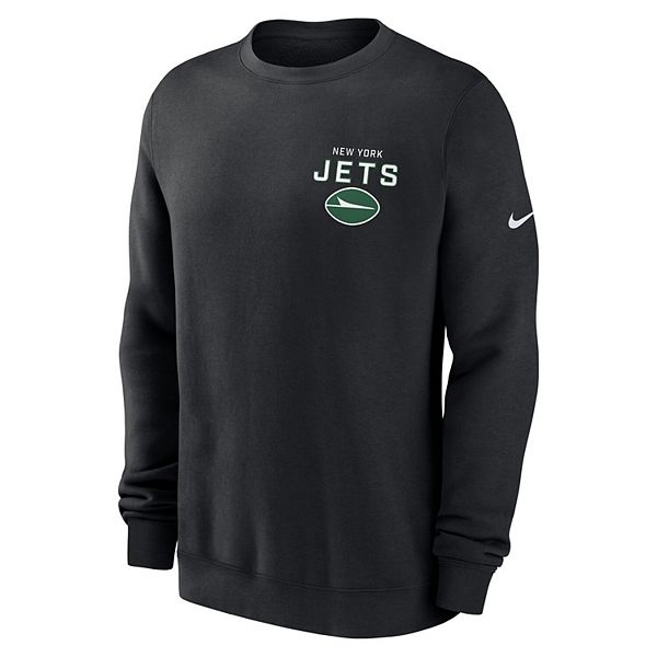 Мужской черный свитшот new york jets primetime club fleece Nike — фото 3