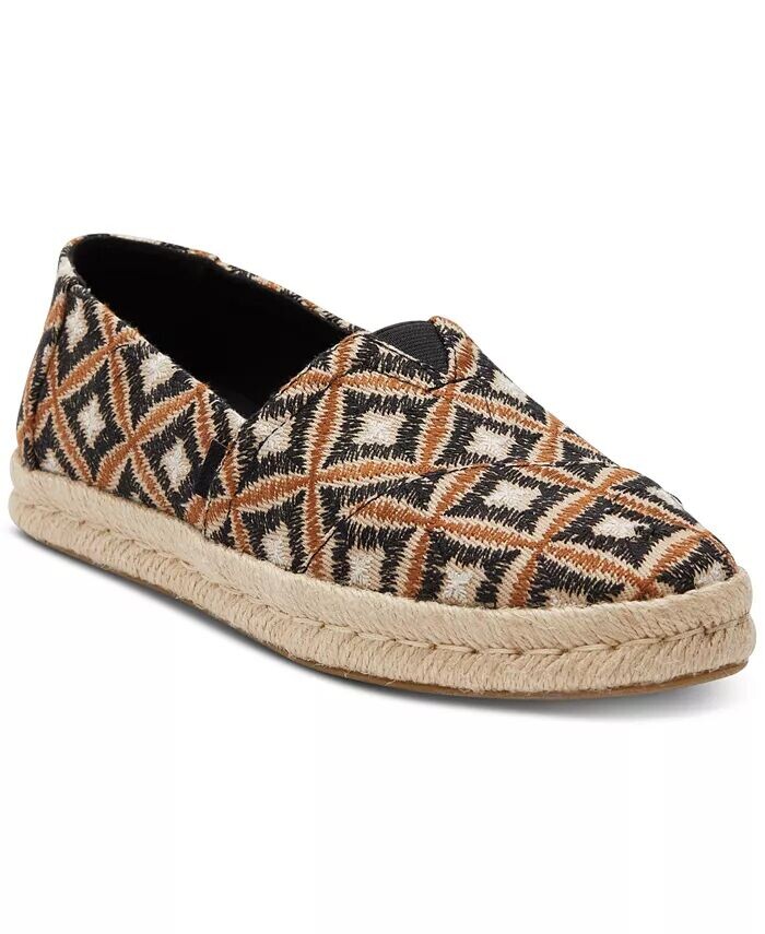 

Женские эспадрильи Alpargata Rope 2.0 без шнуровки TOMS, черный