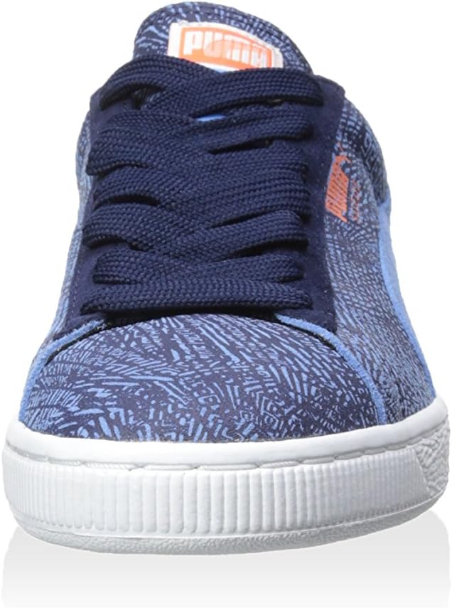 Кроссовки PUMA Suede Mis-Match из замши, белый/синий — фото 2
