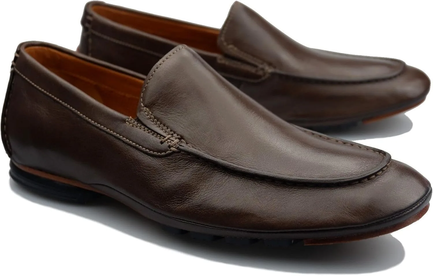 Мужские лоферы Clarks Gear Track, коричневый — фото 4