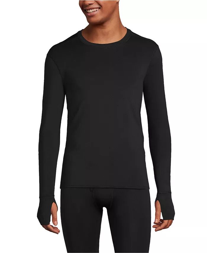 

Мужская футболка Flex Performance Crewneck Lands' End, черный