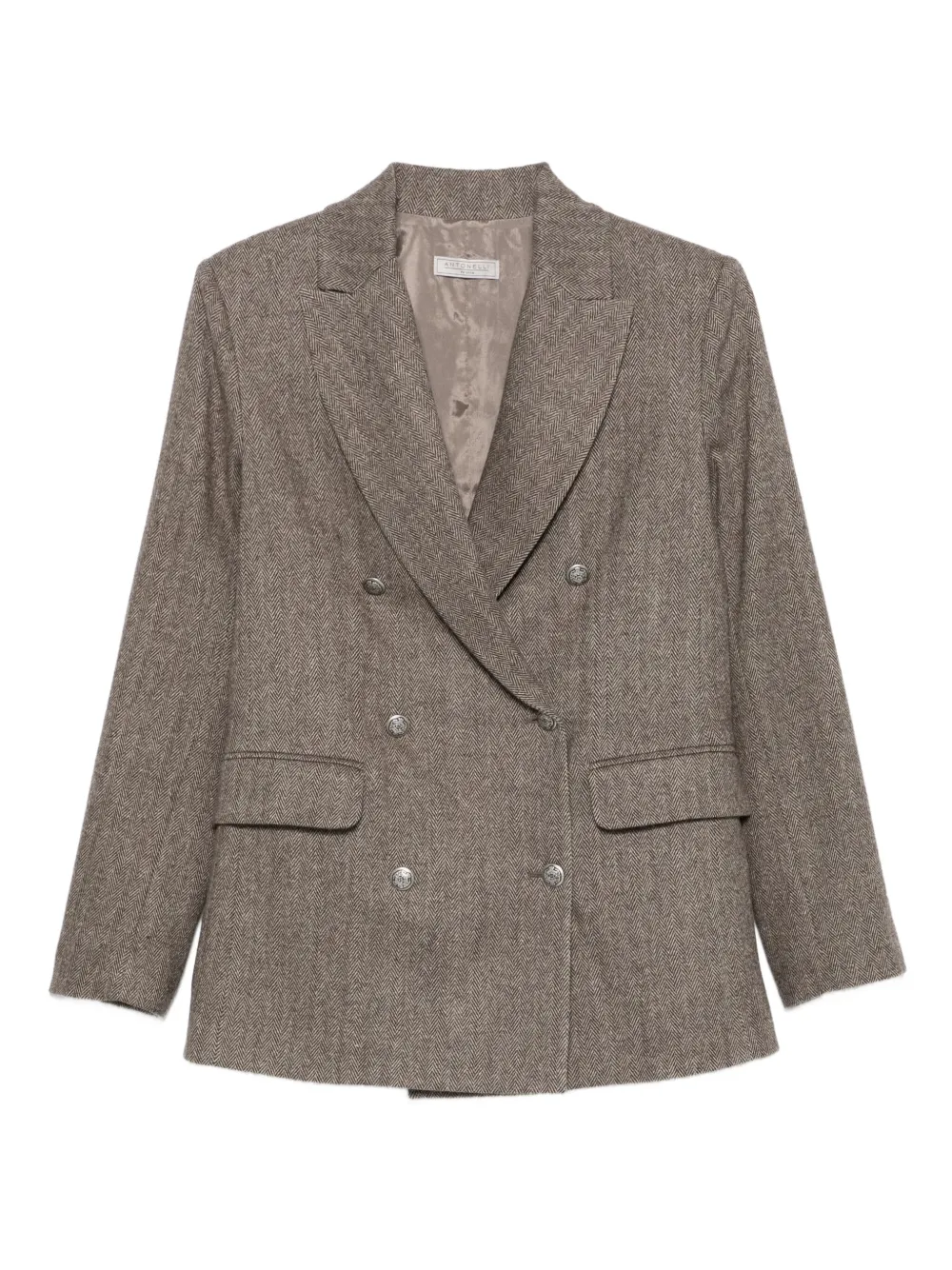 

Двубортный пиджак Antonelli, коричневый