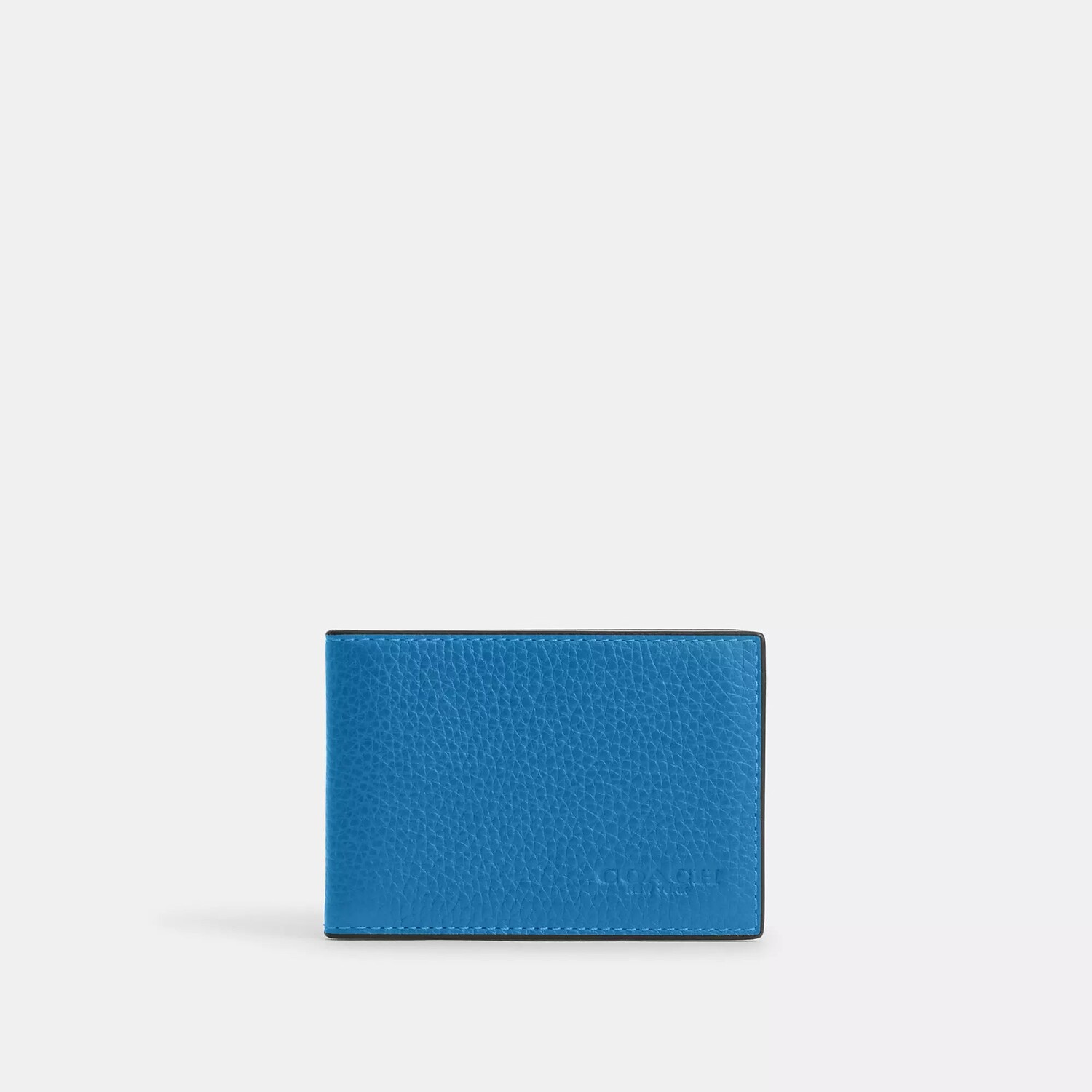 

Компактный складной кошелек Coach Outlet, цвет Gunmetal/Blue Jay