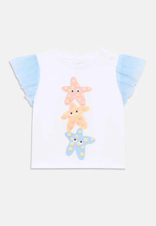 Детская футболка с принтом Stella Mccartney Kids, White
