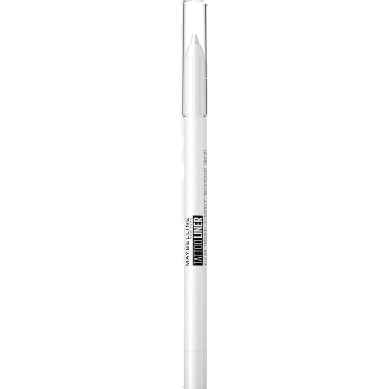 

Гель-карандаш-лайнер для татуировки белый 970 - Белый полированный Maybelline New York, 1,3 g