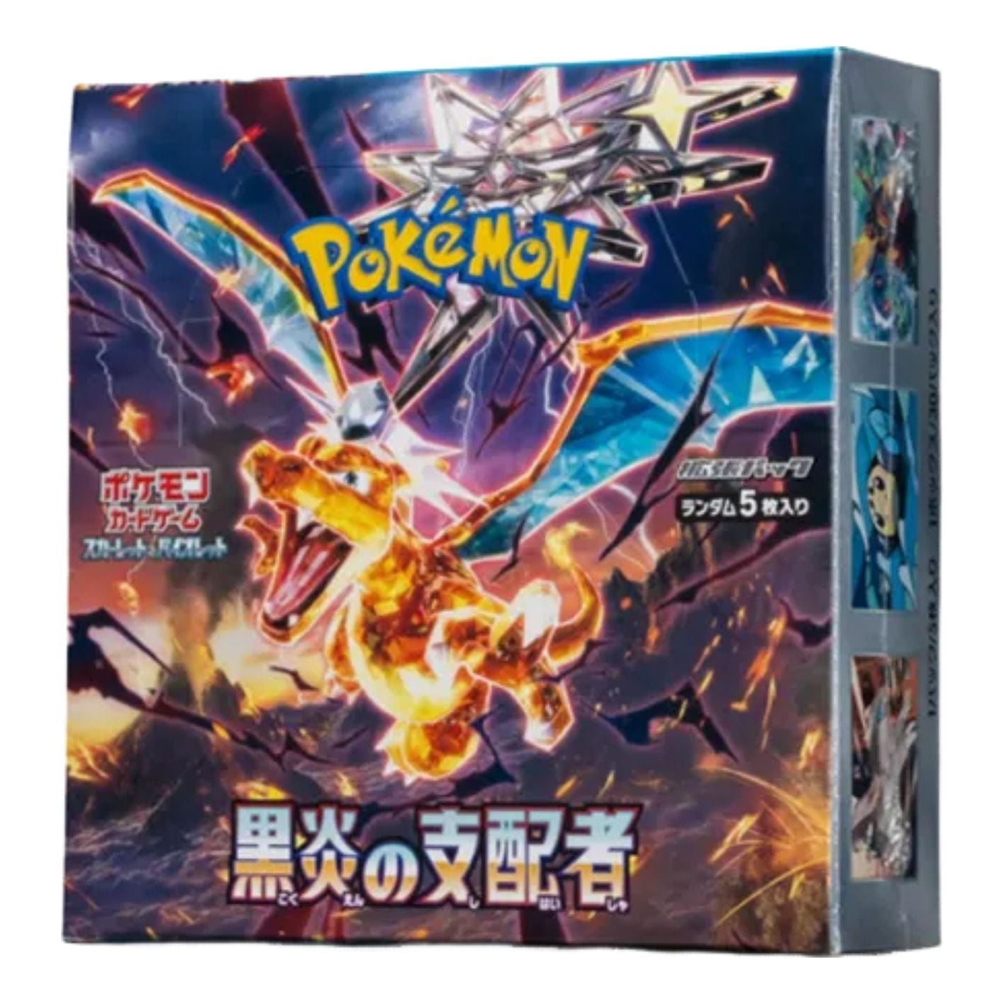 

Набор карточек Pokemon Scarlet & Violet Expansion Pack Box Ruler of the Black Flame'