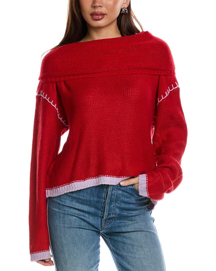 

Свитер с воротником-хомутиком Driftwood DRIFTWOOD DENIM, красный
