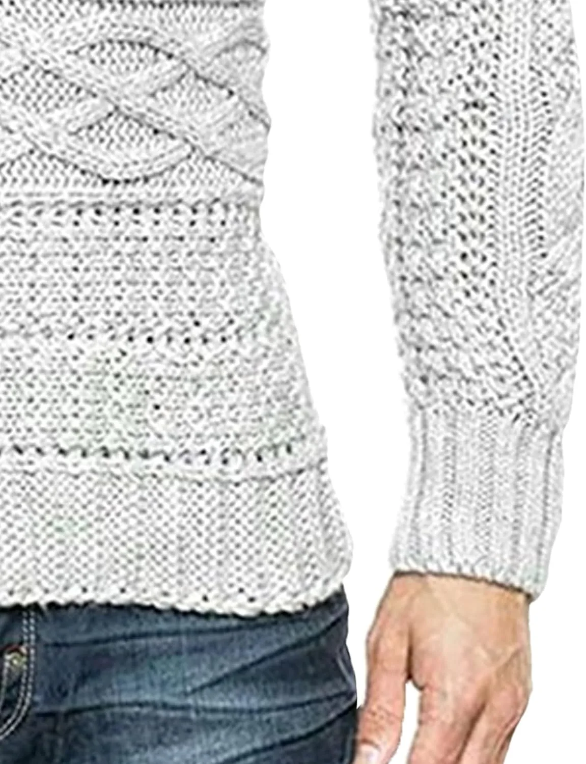 Мужской кардиган Slim Fit на молнии — фото 3