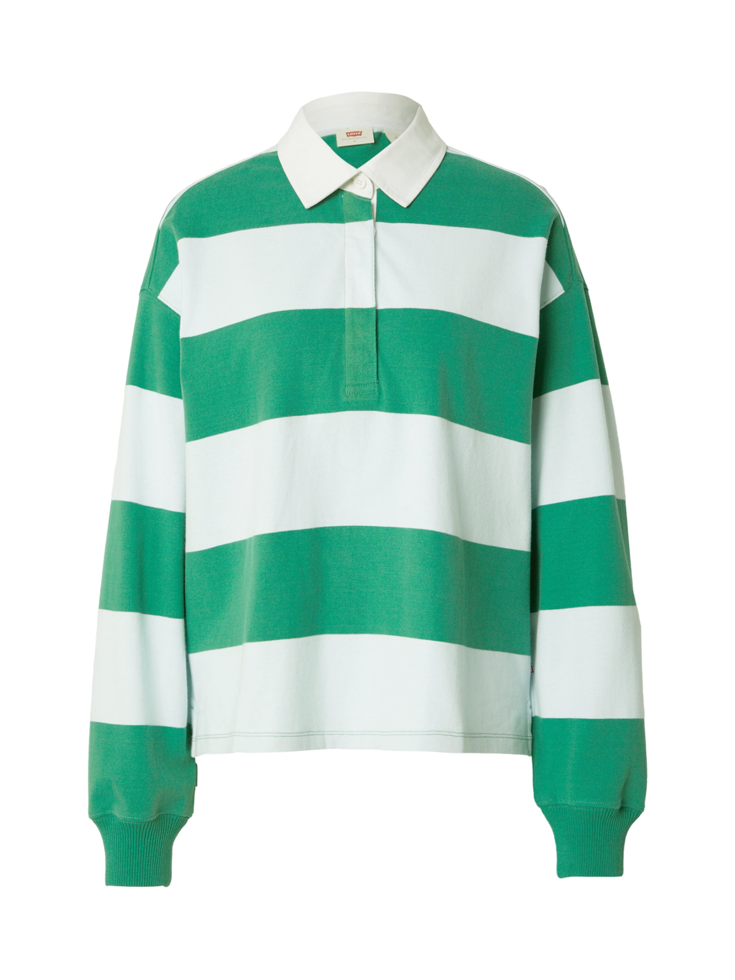 

LEVI'S Футболка 'Reenie Rugby Long Sleeve Tee' в цвете Green, Pastel Green