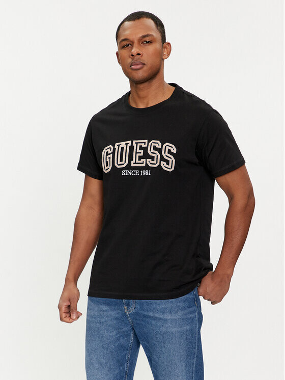 

Футболка стандартного кроя Guess, черный