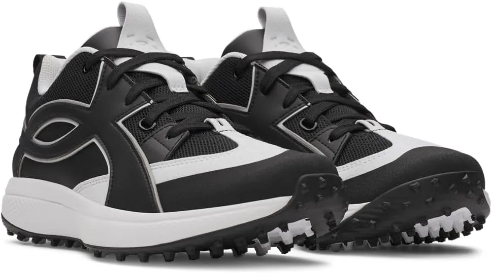Бейсбольные бутсы Under Armour для мужчин Yard Icon Turf, черно-белый — фото 2