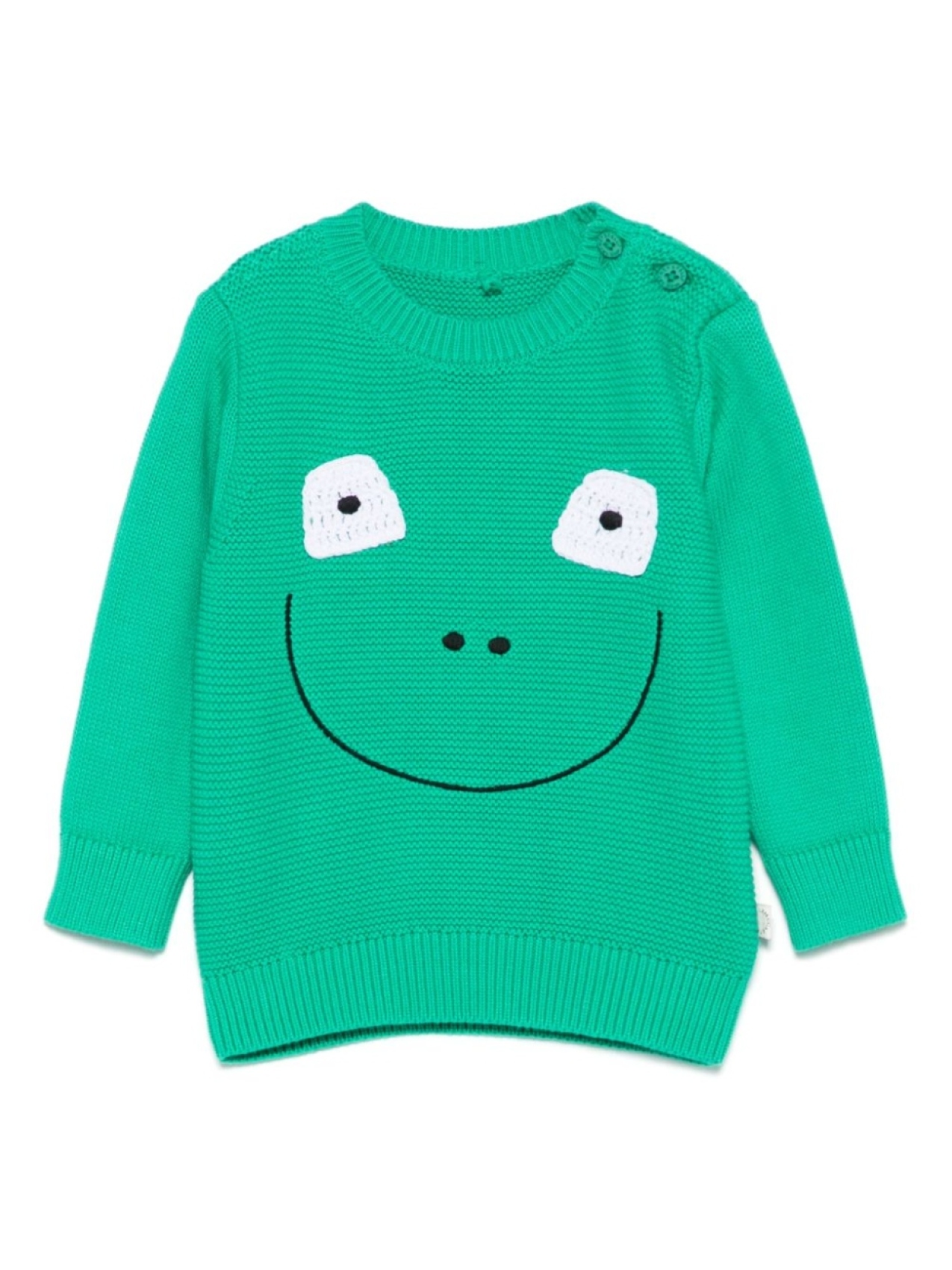 

Stella McCartney Kids свитер с вышивкой, зеленый